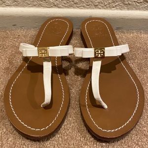 Tory Burch White Leighanne Sandal